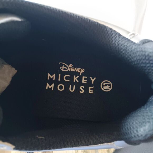 Disney Mickey Mouse Women's SZ 10 Character Sneakers Silver & Black - Picture 5 of 11